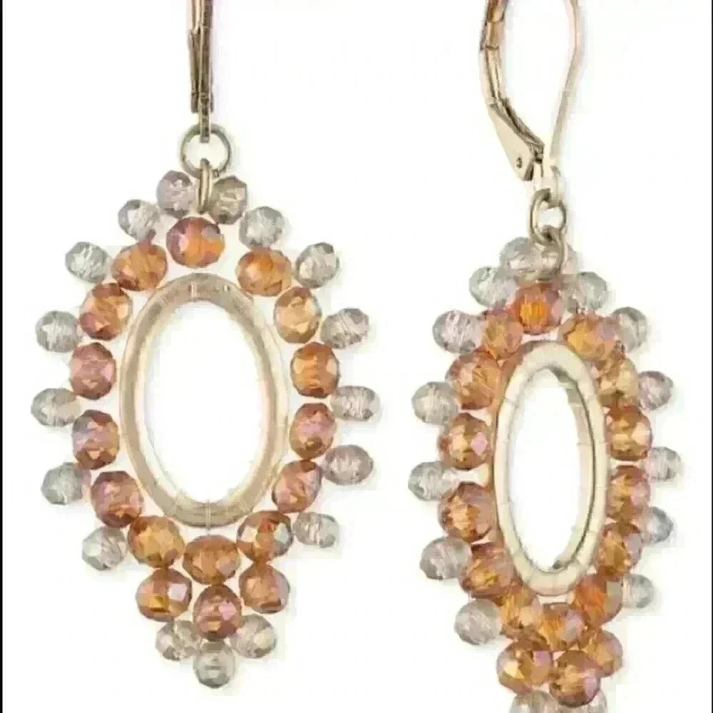 Lonna & Lilly new Gold Tone Open Oval Earrings